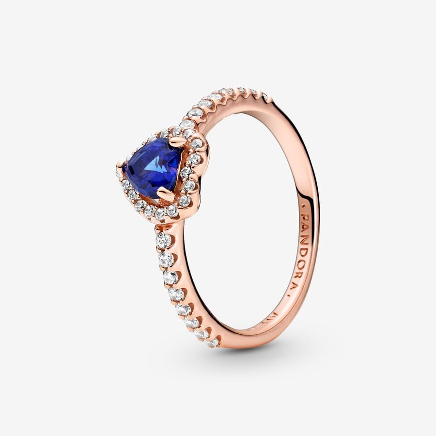 Anillo Corazón Brillante Rose Gold