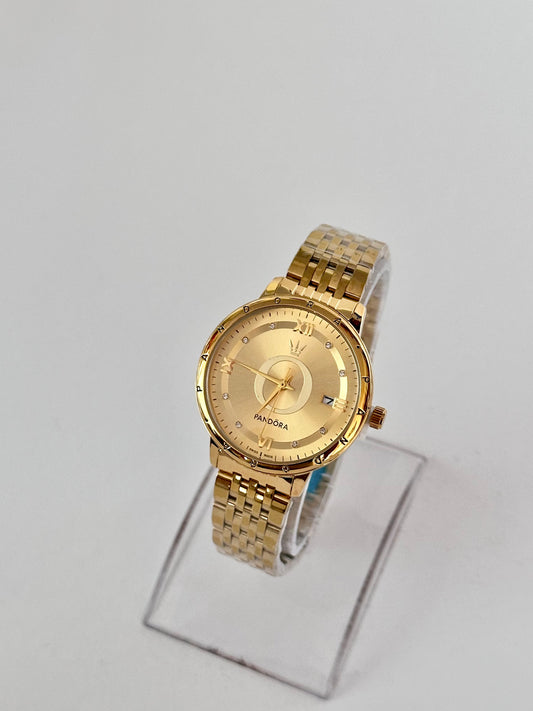 Reloj Pandora Dorado completo