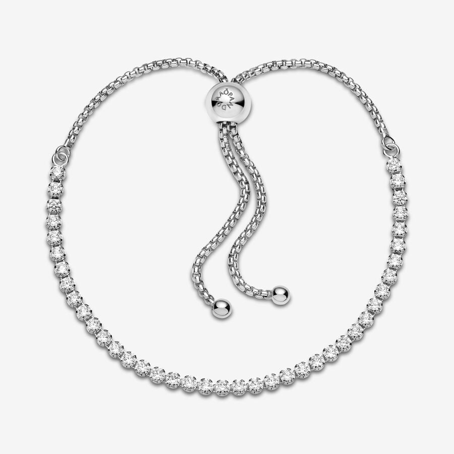 Pulsera Tenis Brillante Ajustable