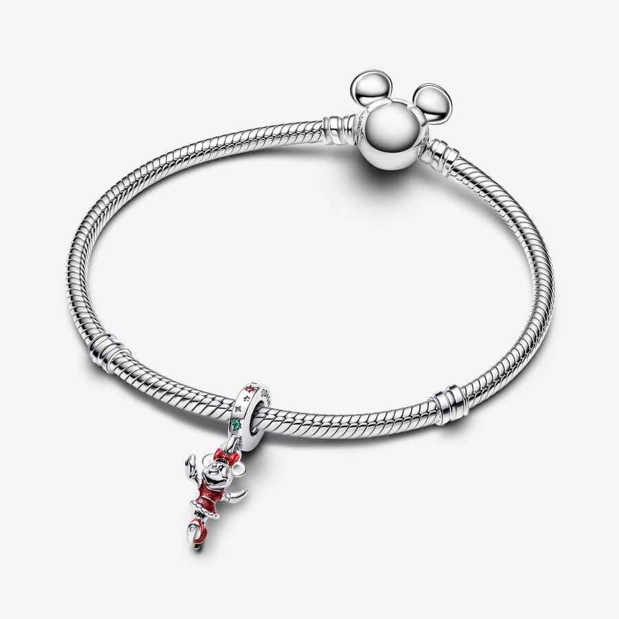 Charm Colgante Minnie Mouse Patinando Sobre Hielo de Disney