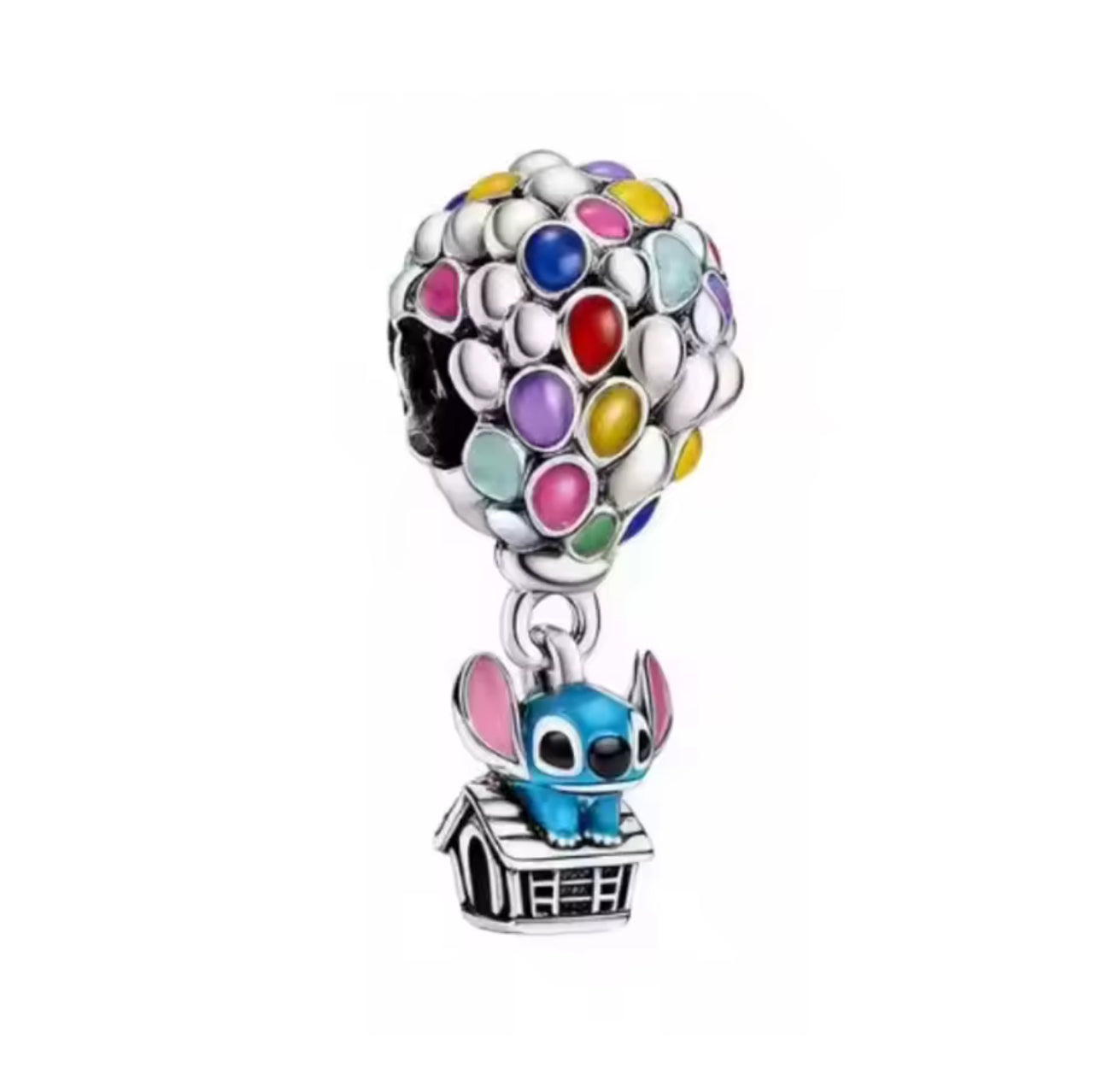 Charm Casa De Globos y Stitch